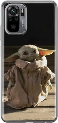 ERT GROUP Caja del teléfono móvil para Xiaomi REDMI Note 10/10S Original y con licencia oficial Star Wars Patrón Baby Yoda 001 adaptado de manera