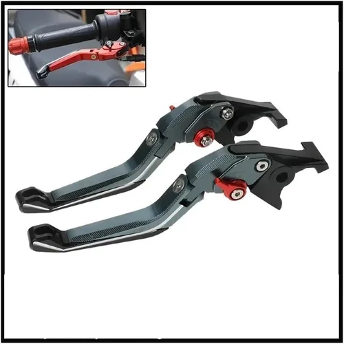 Miniatura 2 de Levers Handlerbar for FZ-8 FZ8 2011-2015 Motorcycle Folding Adjustable Brake Clutch Levers Handlebar Grips Parts