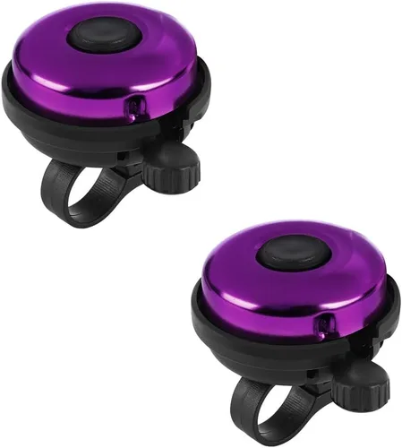 Miniatura 28 de Accmor Campana de Bicicleta Clásica, Campana de Bicicleta de Aluminio, Campana de Bicicleta de Sonido Fuerte Nítido y Claro para Adultos y Niños