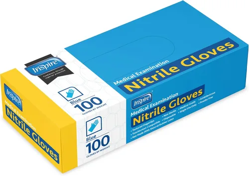 Miniatura 9 de Inspire Guantes desechables de nitrilo negro 4.5 guantes de limpieza de cocina médica desechables de nitrilo