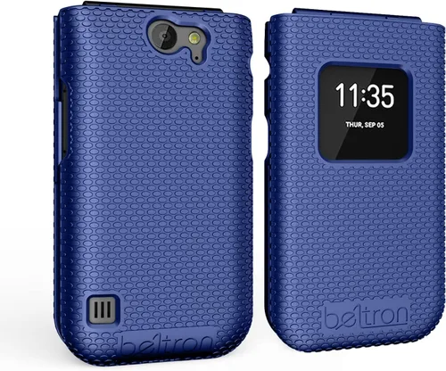 Miniatura 12 de BELTRON Funda para Nokia 2720 V Flip Phone, funda protectora a presión (Verizon 2720V) - Negro