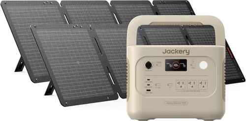 Miniatura 12 de Jackery Explorer 1000 v2 Estación de Energía Portátil, Batería LiFePO4 de 1070Wh, Salida AC de 1500W/USB-C de 100W, Carga Rápida de 1 Hora