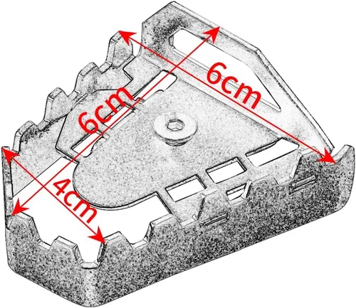 Miniatura 4 de Extensor de pedal de palanca de freno trasero para motocicleta compatible con BMW F850GS 2018-2022 Extensión de clavija de pie ampliar F 850 GS