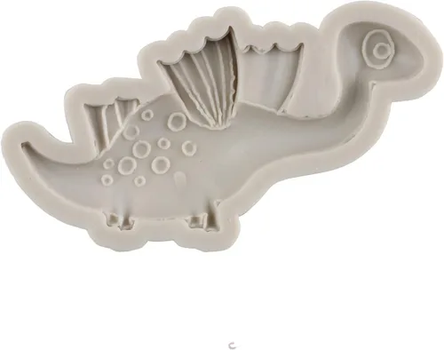 Miniatura 7 de Sijiangmold Moldes de silicona para fondant de dinosaurio para decoración de pasteles de dinosaurios, chocolate y dulces, decoración de cupcakes