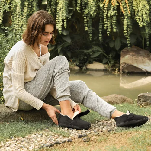 Miniatura 5 de Zizor Zapatos de casa ajustables Ivy para mujer para interiores y exteriores