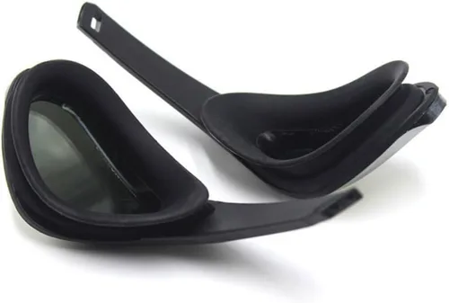 VALICLUD Gafas de natación profesionales, marco negro con revestimiento de espejo plateado, gafas de natación impermeables antivaho para adultos,