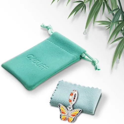 Miniatura 7 de CYCUFF Abalorios de plata de ley 925 adecuados para collares de dijes, pulseras, abalorios, joyería de regalo para mujeres, familiares y amigas