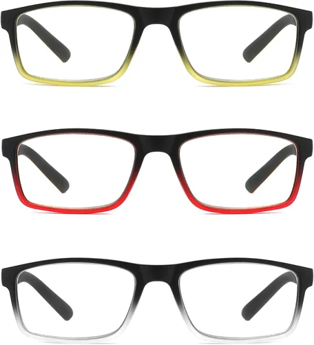 Miniatura 2 de Gafas de Lectura con Bloqueo de Luz Azul Paquete de 4 Lectores de Computadora para Mujeres y Hombres, Anteojos con Filtro de Rayos UV Antirreflejos