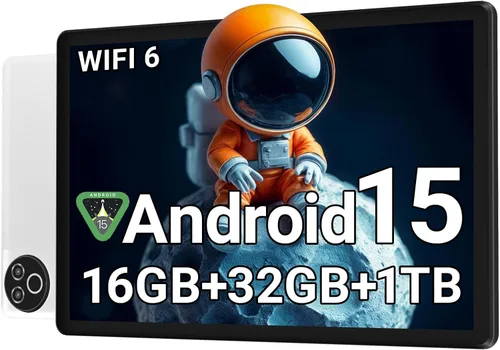 Miniatura 9 de Tablet de 10 pulgadas Android 15 OS GMS Tabletas PC certificadas 1.8 GHz 5-Core 16 (3+13) GB RAM 32 GB ROM 1 TB Expandible 1280x800 HD IPS Pantalla