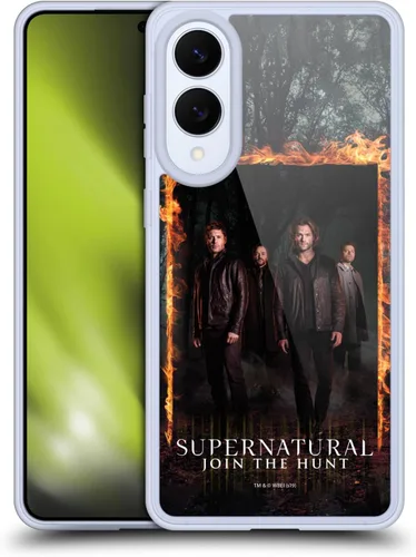 Miniatura 22 de Head Case Designs Supernatural Sam, Dean & Castiel Key Art - Funda de gel con licencia oficial [protección de grado militar] compatible con Google