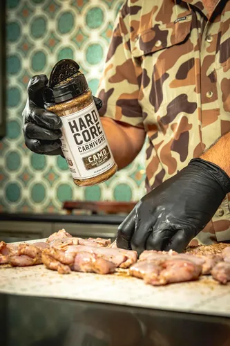 Miniatura 7 de Hardcore Carnivore Camo - Condimento de caza salvaje y cordero (agitador de 10.5 onzas) Bold Texas-Made Spice Blend para venado, alce, pato, cordero