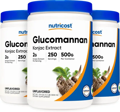 Miniatura 7 de Nutricost - Glucomanano en polvo, 1.10 lb