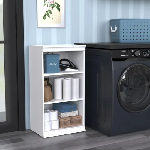 Miniatura 20 de ClosetMaid - Unidad de almacenamiento modular apilable de 3 estantes, color arena