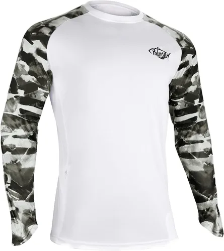 Miniatura 52 de Palmyth - Camiseta de pesca para hombre, con manga larga, protección solar ultravioleta FPU 50+, con bolsillo