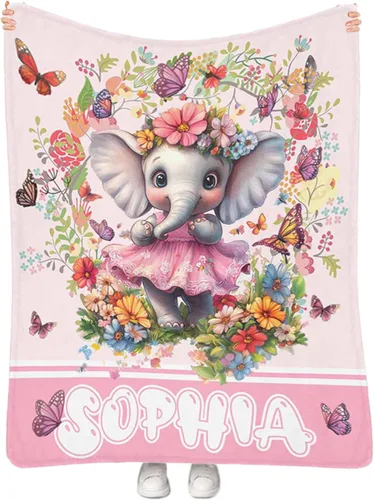 Miniatura 12 de Manta personalizada de sirena para niñas, manta de envoltura personalizada con nombre, manta de forro polar suave para niños recién nacidos, manta