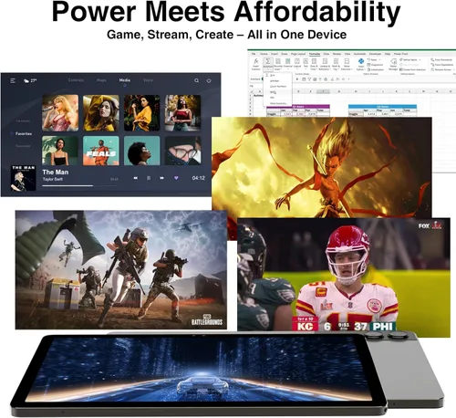 Miniatura 3 de 2026 La última tableta Android de 11 pulgadas con Gemini AI, tableta 2 en 1 con teclado y bolígrafo, 18 GB de RAM 128 GB ROM 1 TB expandir, pantalla