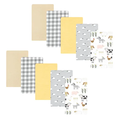 Miniatura 66 de Hudson Baby - Paños unisex de franela de algodón para bebé, bosque, talla única