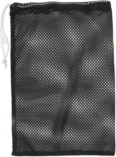 Champion Sports - Bolsa de equipo deportivo de malla Bolsa de cordón de nailon resistente con cerradura y etiqueta de identificación, saco de