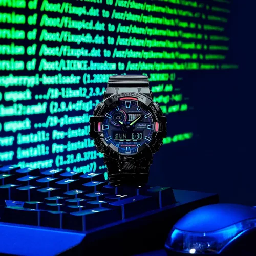 Miniatura 4 de Casio G-Shock GA700 Gamer's Rainbow Negro