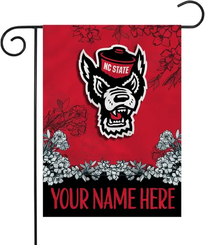 Miniatura 60 de Rico Industries Bandera de jardín personalizada estándar/primaria de la NCAA Louisiana Tech Bulldogs - 01