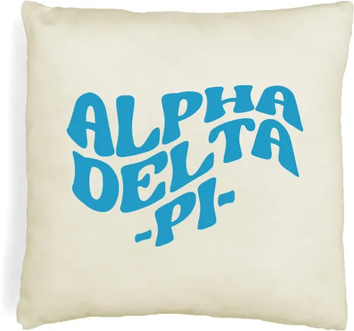 Miniatura 44 de sockprints Mod Alpha Chi Omega - Funda de almohada de 18 x 18 pulgadas, fundas de almohada de hermandad de mujeres - Almohada decorativa