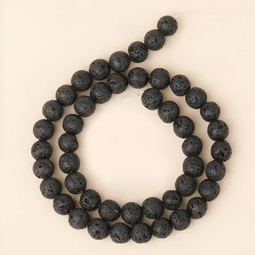 Miniatura 14 de Cuentas redondas sueltas de tigre de lapislázuli natural de 0.315 pulgadas (0.315 in), piedra curativa para hacer joyas, manualidades, pulseras