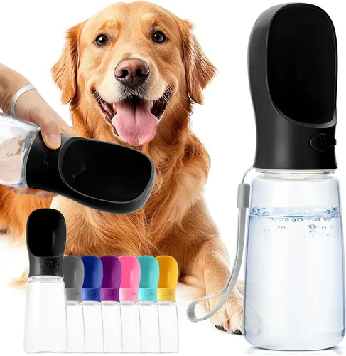 Miniatura 16 de Mr. Pen Botella de agua portátil para perros, 19 onzas, azul, de viaje y dispensador para perros, no apta para lavavajillas