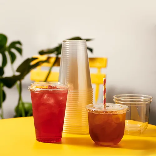 Miniatura 7 de TOSSWARE NATURAL Arc - Vasos Fríos Transparentes a Base de Plantas de 12 oz - Alternativa al Plástico para Fiestas, Despedidas de Soltera, Bodas
