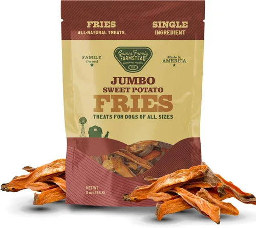 Miniatura 12 de Gaines Family Farmstead Golosinas para perros, bolsa de 8 onzas, masticables de batata de un solo ingrediente para perros, alternativa de cuero