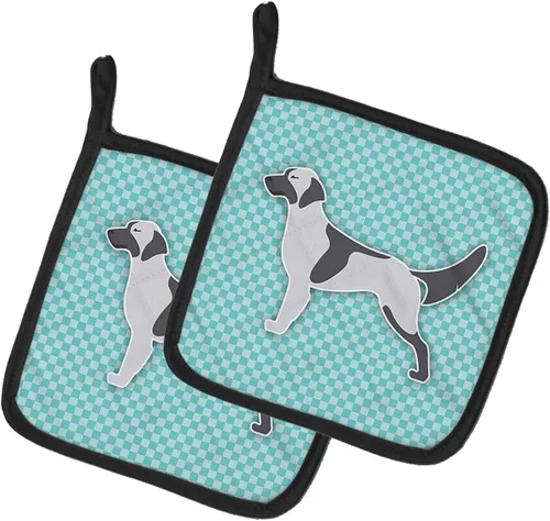 Miniatura 451 de Caroline's Treasures BB3567PTHD - Juego de soportes para ollas de cocina resistentes al calor, almohadillas calientes para cocinar, hornear, Copo