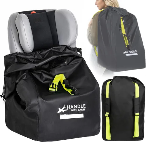 Bolsa de viaje para asiento de automóvil para avión, se adapta a asientos de automóvil infantiles, asientos convertibles, asientos elevadores, bases