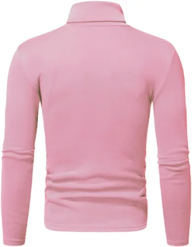 Miniatura 2 de Suéter básico de punto térmico de cuello alto para hombre