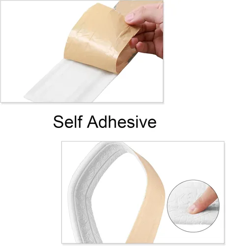 Miniatura 4 de TaoBary Moldura de espuma flexible autoadhesiva con borde 3D, líneas decorativas de pared adhesivas para despegar y pegar, para el hogar, oficina