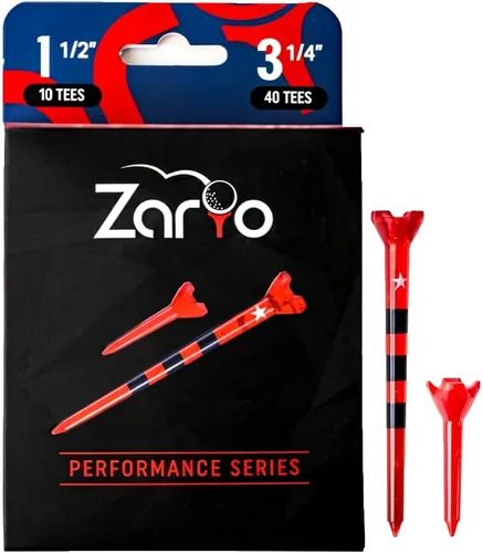 Miniatura 10 de Zario Tees de Golf 3 1/4 con Combo de Tees de Golf 1 1/2 Pulgadas, Tees de Golf de Plástico - Casi Irrompibles - 50 Unidades Azul