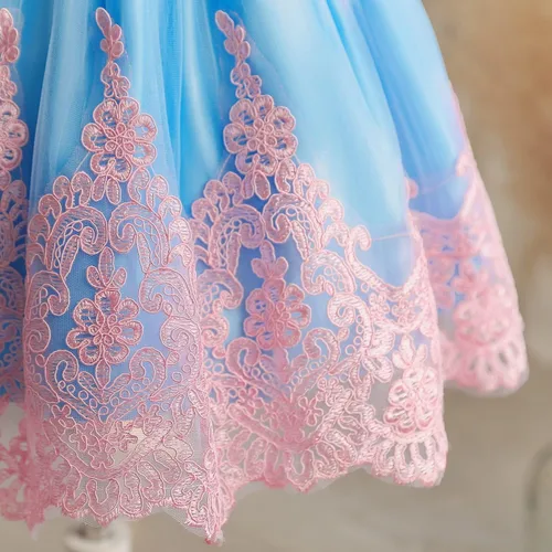 Miniatura 6 de NNJXD - Vestido de princesa de tul con flores, para usar en bodas, para niñas pequeñas y bebés