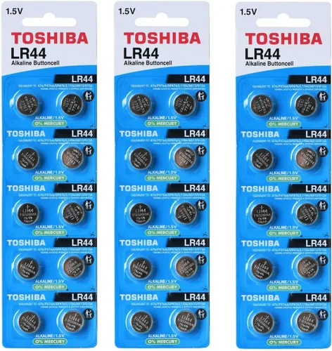 Miniatura 6 de Toshiba Baterías alcalinas LR44 AG13 de 1,5 voltios, 10
