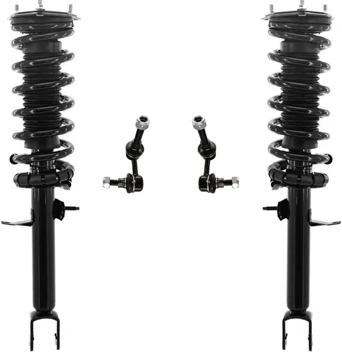 Miniatura 98 de Detroit Axle - Kit de 4 piezas RWD Puntales Delanteros Barras Estabilizadoras para Ford F-150 2021 2022 2023 2024, 2 Puntales con Resorte Helicoidal