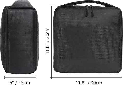 Miniatura 2 de Bolsa de inserción de cámara resistente al agua Estuche para cámara DSLR SLR Versión mejorada y estuche de transporte para almacenamiento de lentes