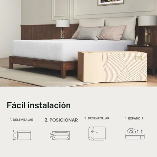 Miniatura 9 de Novilla Colchón individual para niños, colchón de cama individual de 5 pulgadas en una caja, colchones de espuma viscoelástica de gel para dormir