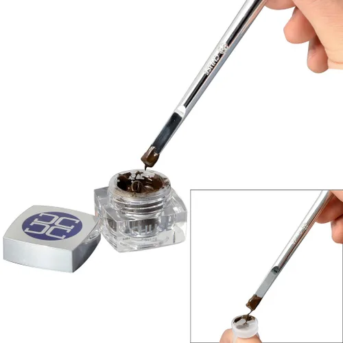 Miniatura 2 de CHUSE M66 Microblading - Herramientas desechables – Paquete de 5 piezas de 16 bolígrafos de microblading en forma de U de 0.010 in – Suministros