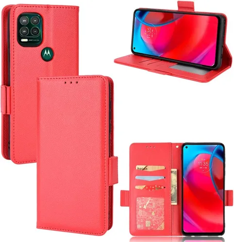 Miniatura 78 de Funda de piel sintética compatible con Motorola Moto E22 4G, funda de piel sintética compatible con Motorola Moto E22i 4G, color negro