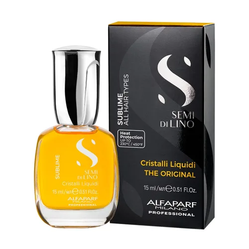 Miniatura 2 de ALFAPARF MILANO Semi di Lino Cristalli Liquidi Hair Oil with Heat Protection - Superior Smoothing and Finishing Hair Serum - Anti Frizz - Brilliant