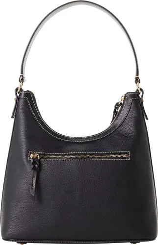 Miniatura 4 de Dooney & Bourke Pebble Grain Hobo - Bolso de hombro, Negro Negro