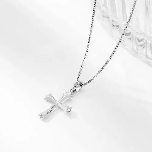 Miniatura 8 de Dainty Sterling Silver Cross Necklace for Girls First Communion Gifts for Girls Confirmation Gifts for Teenage Girl Baptism Gifts for Girl