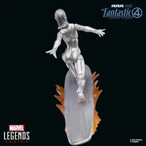 Miniatura 8 de Serie Marvel Legends Silver Surfer, La Primera Película de Los Cuatro Fantásticos: Figura de acción coleccionable de 6 pulgadas