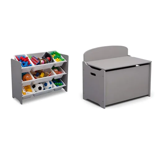 Miniatura 7 de Organizador Delta Children MySize 9 de juguetes, de plástico, gris