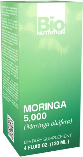 Bio Nutrition Moringa Liquid 4 onzas líquidas | Moringa 5000 Super Food | Suplemento herbario líquido