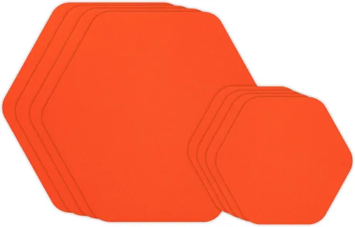 Miniatura 28 de GEAR AID Tenacious Tape Hex – Parches de reparación de 6.35 cm y 3.81 cm (4 parches: dos de 6.35 cm y dos de 3.81 cm, negro) – Adhesivo de pelar