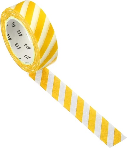 Miniatura 7 de PATIKIL Cinta holográfica Washi de 0.59 pulgadas x 10.93 yardas, 1 rollo de calcomanías autoadhesivas con patrón de rayas para decoración de Rosa
