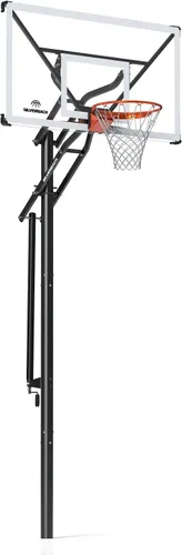 Silverback NXT. Canasta de baloncesto en tierra de 152 cm con tablero de altura ajustable y diseño QuickPlay NXT 60